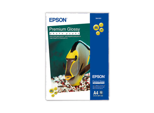 Epson Premium Glossy Photo Paper A4 50 ark 255g